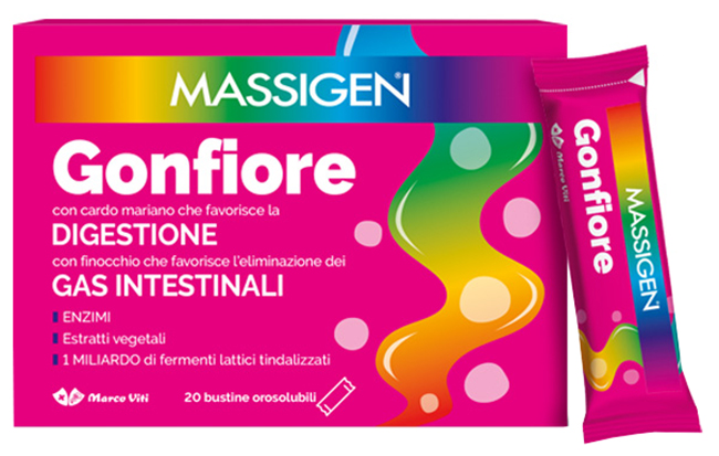 MASSIGEN GONFIORE 20 STICK PACK - Newepa Srl