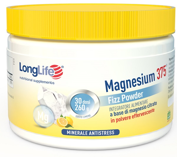 LONGLIFE MAGNESIUM 375 FIZZ POWDER 260 G - Newepa Srl