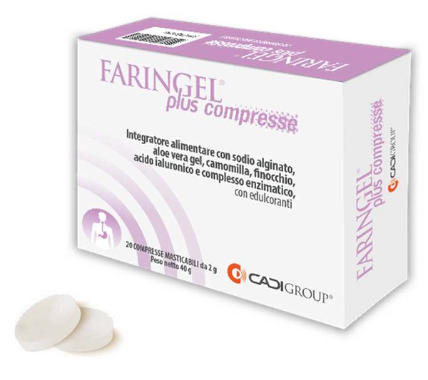 FARINGEL PLUS 20 COMPRESSE MASTICABILI - Newepa Srl