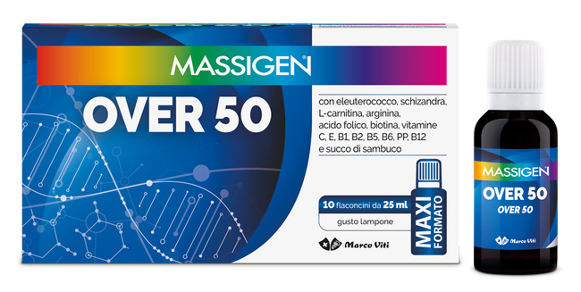 MASSIGEN OVER 50 10 FLACONI DA 25 ML - Newepa Srl