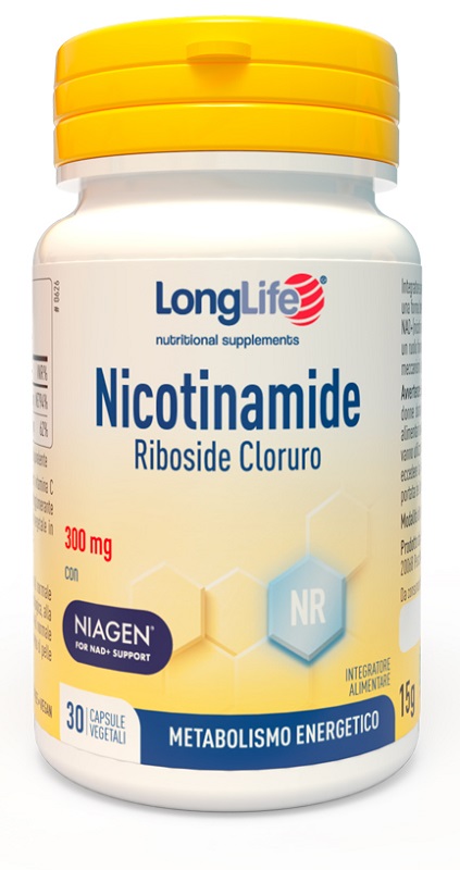 LONGLIFE NICOTINAMIDE RIBOSIDE CLORURO 30 CAPSULE DA 500 MG - Newepa Srl
