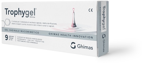 GEL VAGINALE MUCOMIMETICO TROPHYGEL GHIMAS 9 APPLICATORI MONOUSO DA 1 ML - Newepa Srl