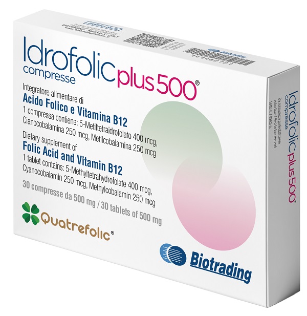 IDROFOLIC PLUS 500 30 COMPRESSE - Newepa Srl
