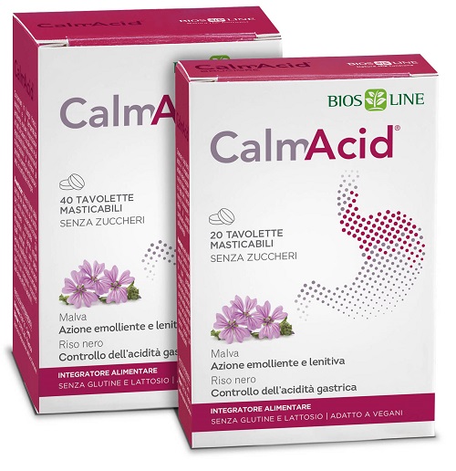 CALMACID 20 TAVOLETTE MASTICABILI - Newepa Srl