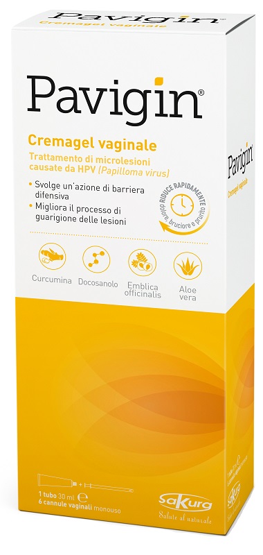 PAVIGIN CREMAGEL VAGINALE 30 ML CON 6 CANNULE VAGINALI MONOUSO - Newepa Srl