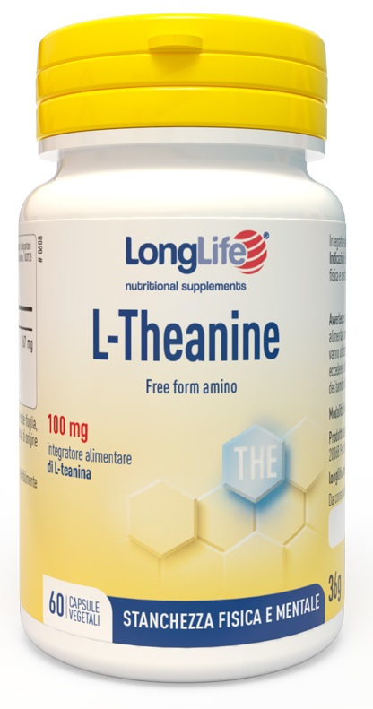 LONGLIFE L-THEANINE 60 CAPSULE VEGETALI DA 600 MG - Newepa Srl