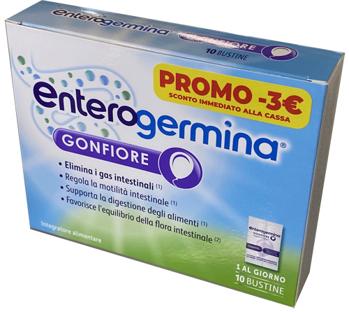ENTEROGERMINA GONFIORE 10 BUSTINE 4 G PROMO - Newepa Srl