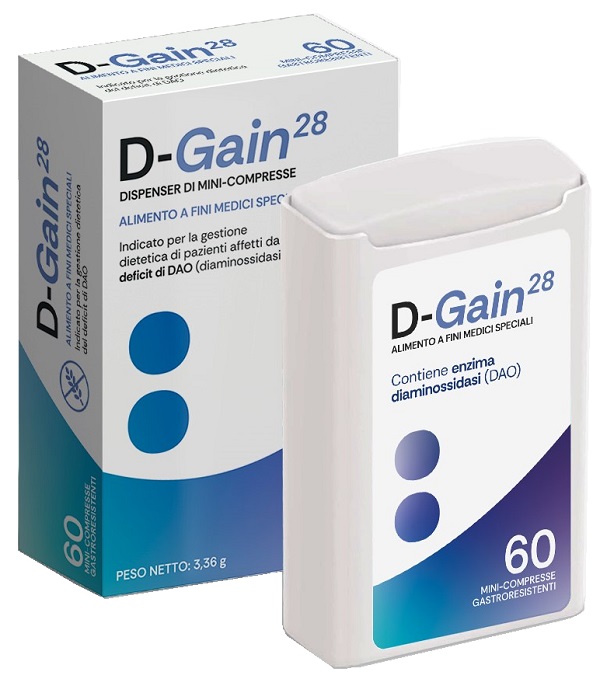 D-GAIN28 60 MINI COMPRESSE GASTRORESISTENTI - Newepa Srl