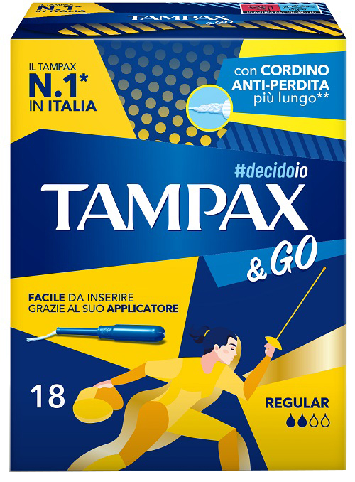 TAMPAX &GO REGULAR 18 PEZZI - Newepa Srl