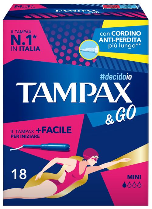 TAMPAX &GO MINI 18 PEZZI - Newepa Srl
