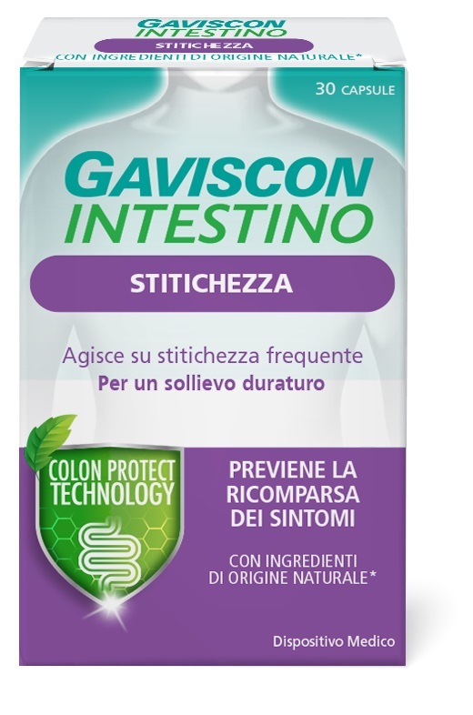 GAVISCON INTESTINO STITICHEZZA 30 CAPSULE - Newepa Srl