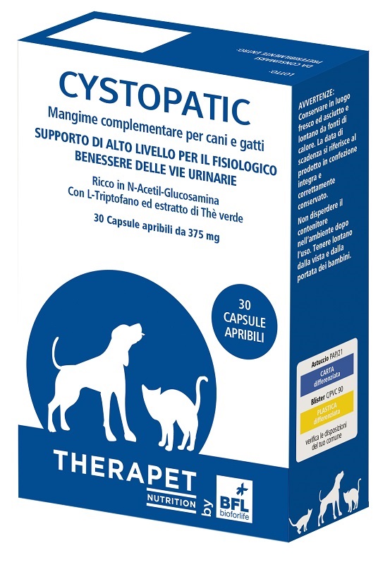 CYSTOPATIC THERAPET 30 CAPSULE - Newepa Srl