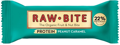 RAW BITE PROTEIN PEANUT & CARAMEL 45 G - Newepa Srl