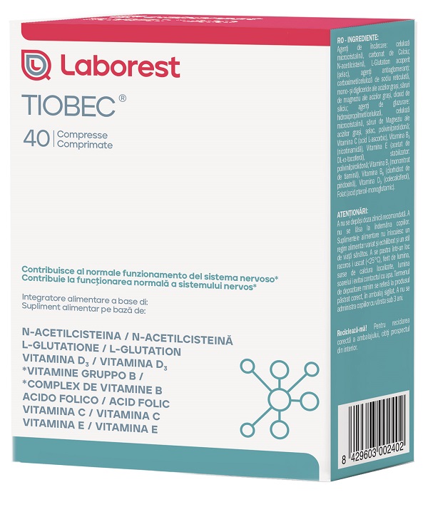TIOBEC 40 COMPRESSE - Newepa Srl