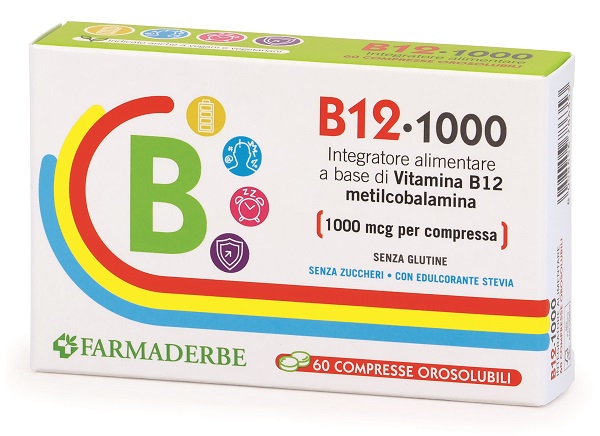 B12 1000 60 COMPRESSE OROSOLUBILI DA 0,2 G - Newepa Srl