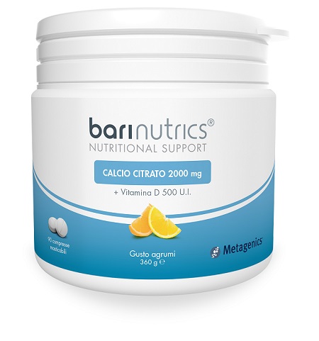 BARINUTRICS CALCIO CITRATO ARANCIA LIMONE ITA 90 COMPRESSE - Newepa Srl