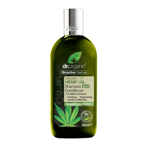 DR ORGANIC HEMP OIL OLIO DI CANAPA SHAMPOO CONDITIONER BALSAMO 2 IN 1 265 ML - Newepa Srl