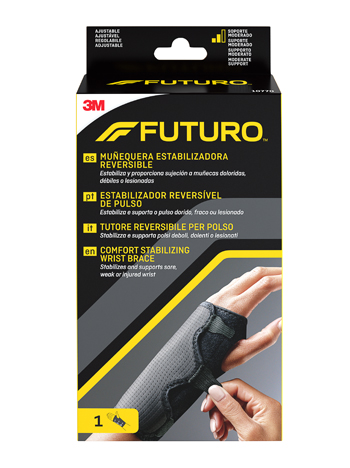 TUTORE PER POLSO REVERSIBILE FUTURO NERO 1 PEZZO - Newepa Srl