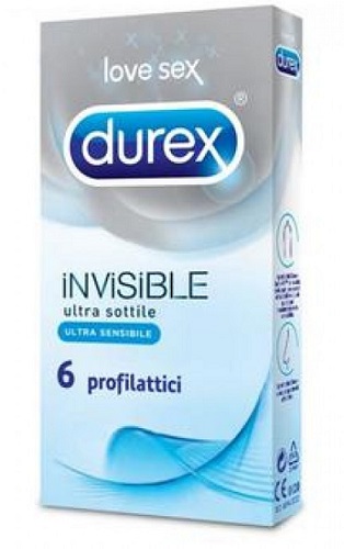 DUREX INVISIBLE PROFILATTICO 6 PEZZI - Newepa Srl