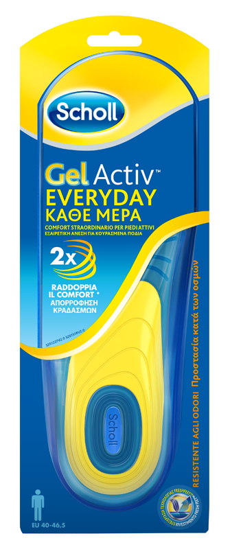 SCHOLL GEL ACTIV EVERYDAY UOMO - Newepa Srl