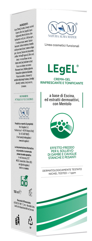 LEGEL CREMA-GEL RIFRESCANTE E TONIFICANTE PER GAMBE 150 ML - Newepa Srl