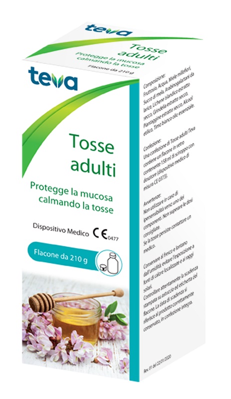 TOSSE ADULTI TEVA SCIROPPO 210 G - Newepa Srl