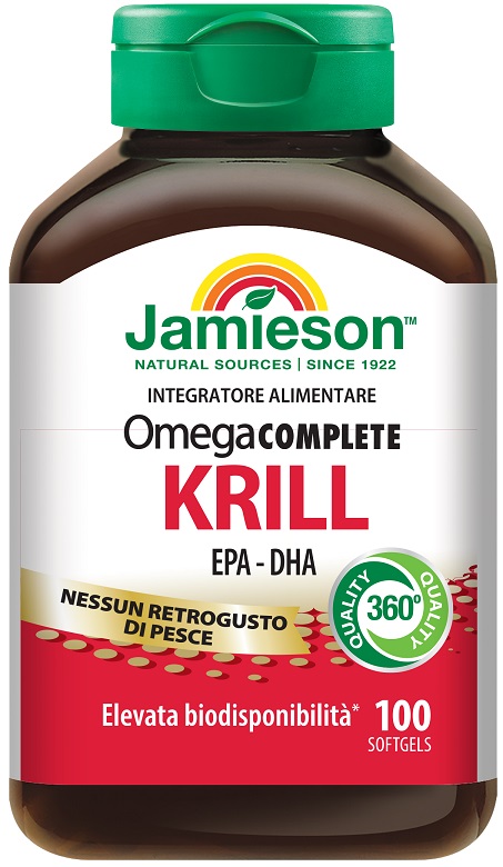JAMIESON OMEGA COMPLETE PURE KRILL OIL 100 PERLE - Newepa Srl