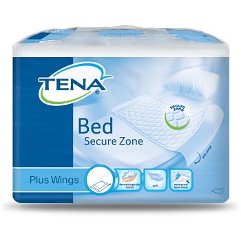 TRAVERSA PER INCONTINENZA TENA BED PLUS RIMBOCCABILE 80X180 CM PLUS 20 PEZZI - Newepa Srl