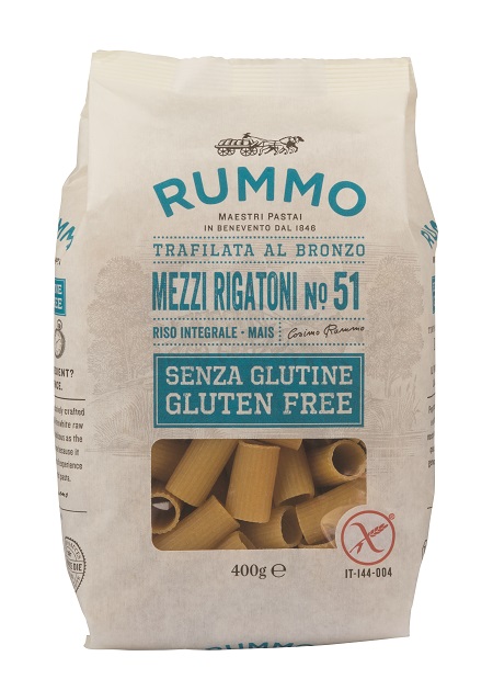 RUMMO MEZZI RIGATONI N51 DI RISO INTEGRALE E MAIS 400 G - Newepa Srl