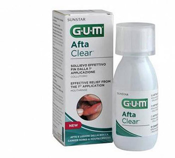 GUM AFTACLEAR RINSE 120 ML COLLUTORIO - Newepa Srl