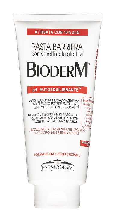 BIODERM PASTA BARRIERA TRASPIRANTE PH AUTOEQUILIBRANTE CON 10% ZINCO 300 ML - Newepa Srl