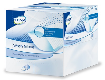 GUANTO PER IGIENE TENA WASH 50 PEZZI - Newepa Srl