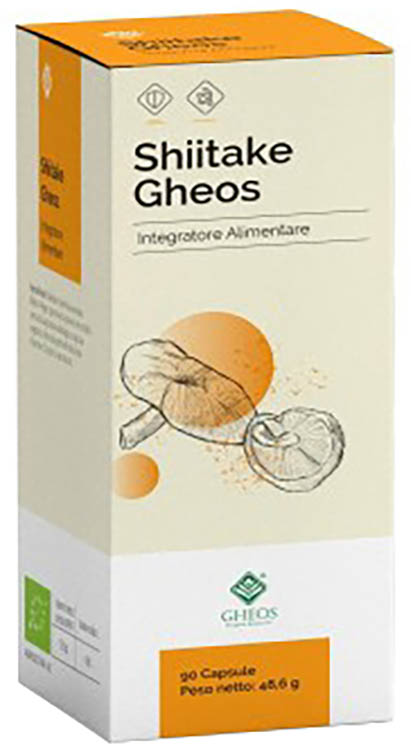 SHIITAKE GHEOS 90 CAPSULE DA 540 MG - Newepa Srl