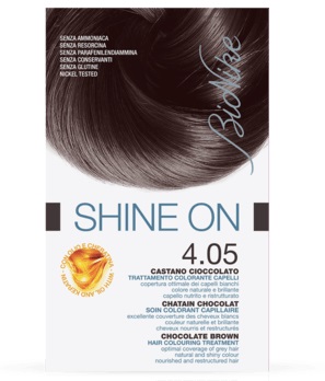 BIONIKE SHINE ON TRATTAMENTO COLORANTE CAPELLI CASTANO CIOCCOLATO 4.05 - Newepa Srl