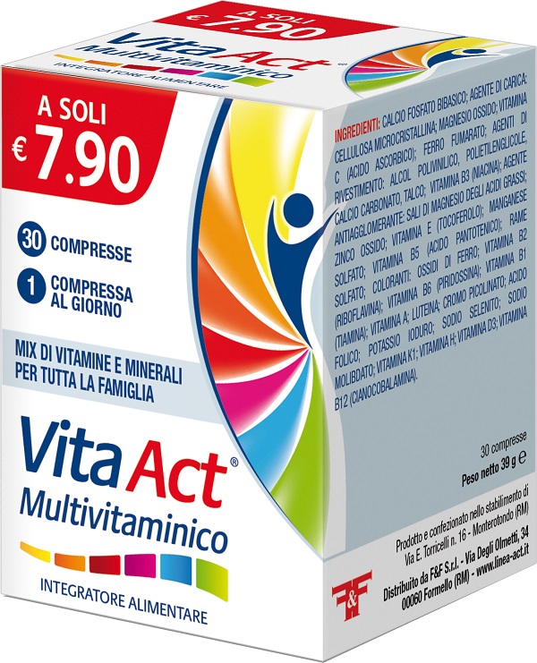 VITA ACT MULTIVITAMINICO 30 COMPRESSE - Newepa Srl