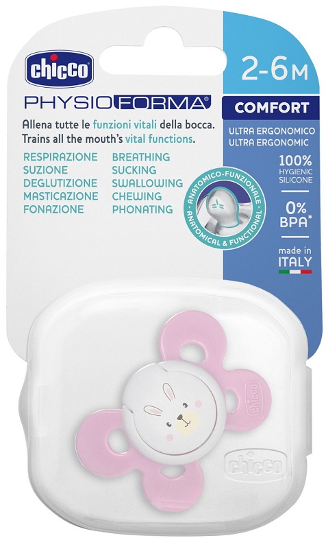CHICCO SUCCHIETTO COMFORT GIRL IN SILICONE 2-6 MESI 1 PEZZO - Newepa Srl
