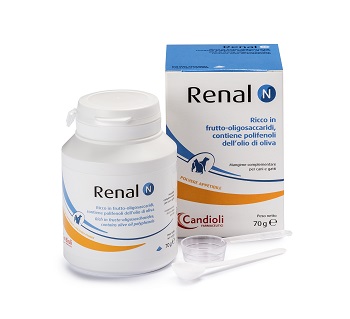 RENAL N MANGIME COMPLEMENTARE PER CANI E GATTI BARATTOLO 70 G - Newepa Srl