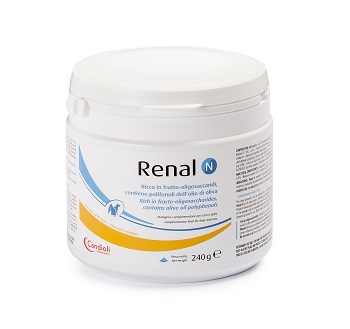 RENAL N MANGIME COMPLEMENTARE PER CANI E GATTI BARATTOLO 240 G - Newepa Srl