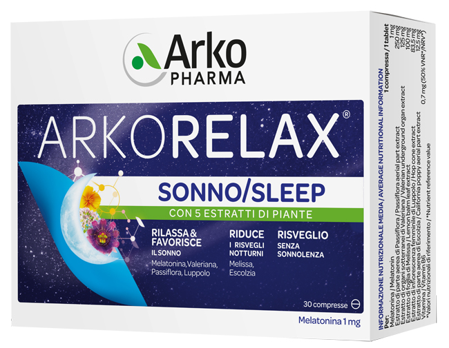 ARKORELAX SONNO 30 COMPRESSE - Newepa Srl
