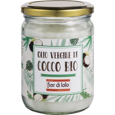 FIOR DI LOTO OLIO VERGINE DI COCCO BIO 450 ML - Newepa Srl