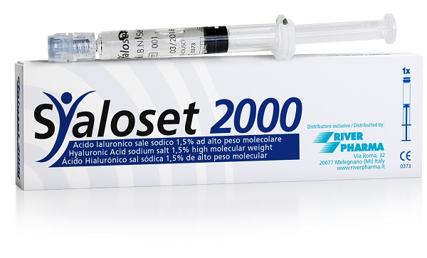 SIRINGA INTRA-ARTICOLARE SYALOSET 2000 ACIDO IALURONICO 1,5% 2 ML 1 PEZZO - Newepa Srl