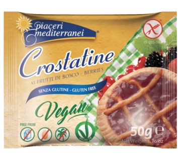 PIACERI MEDITERRANEI CROSTATINE FRUTTI DI BOSCO 50 G - Newepa Srl