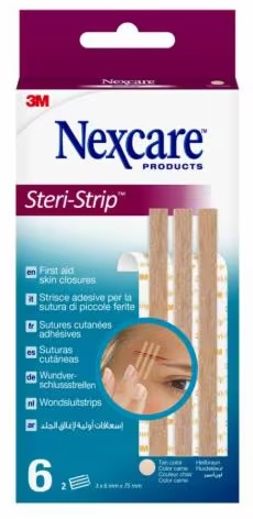 CEROTTO PER SUTURA STERI STRIP SKIN 6X75 MM 6 STRISCE - Newepa Srl