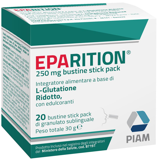 EPARITION 20 BUSTINE STICK PACK DA 250 MG DI GRANULATO SUBLINGUALE - Newepa Srl