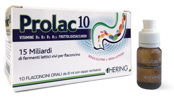 PROLAC10 FERMENTI LATTICI 15 MILIARDI 10 FLACONCINI 8 ML - Newepa Srl