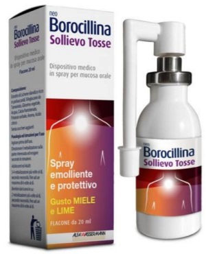 NEOBOROCILLINA SOLLIEVO TOSSE SPRAY 20 ML - Newepa Srl