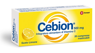CEBION MASTICABILE LIMONE VITAMINA C 500 MG 20 COMPRESSE - Newepa Srl