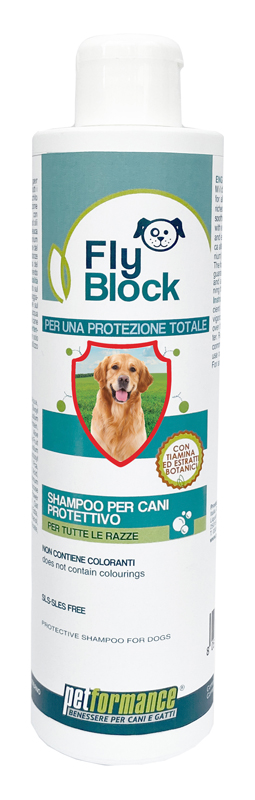 PETFORMANCE FLYBLOCK SHAMPOO SECCO CANI/GATTI 250 ML - Newepa Srl