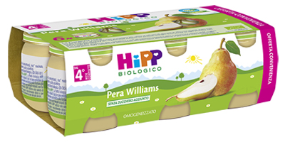 HIPP BIO OMOGENEIZZATO PERA WILLIAMS 6X80 G - Newepa Srl