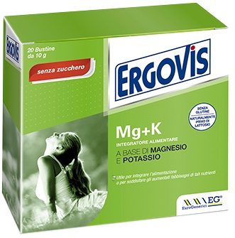 ERGOVIS MG+K SENZA ZUCCHERO 20 BUSTINE 5 G - Newepa Srl